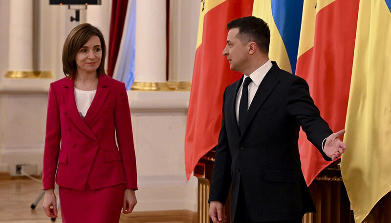 Official visit of the President of the Republic of Moldova Maia Sandu to Kyiv, January 12, 2021. Meeting with the President of Ukraine Volodymyr Zelenskyi.
