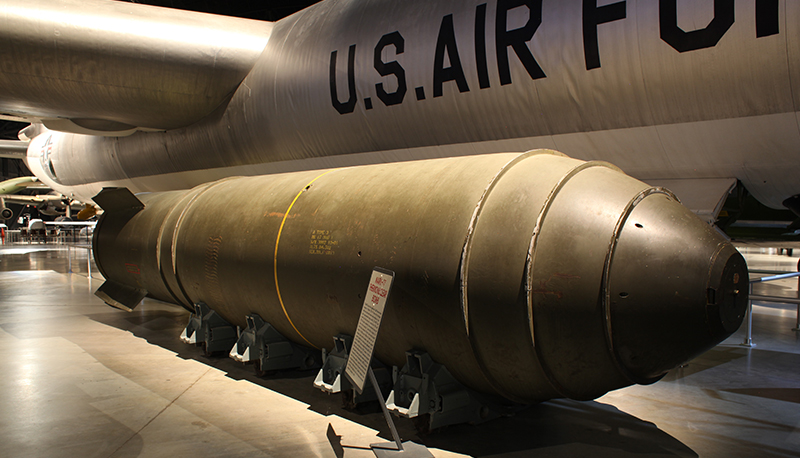 The MK-17 was the first operational USAF thermonuclear weapon or "H-Bomb."