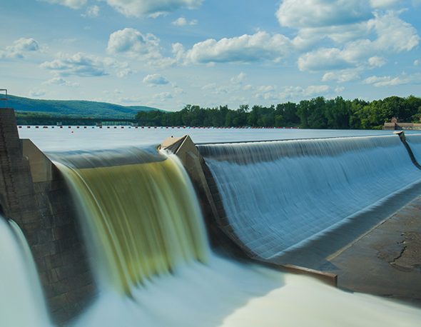 Hydroelectric dam, Holyoke Gas and Electric