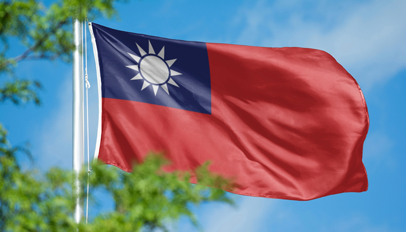 Image of the Taiwanese flag