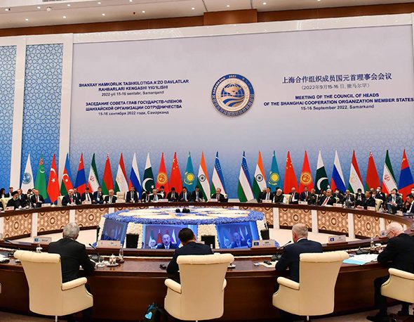 World leaders at the 2022 Shanghai Cooperation Organization Summit