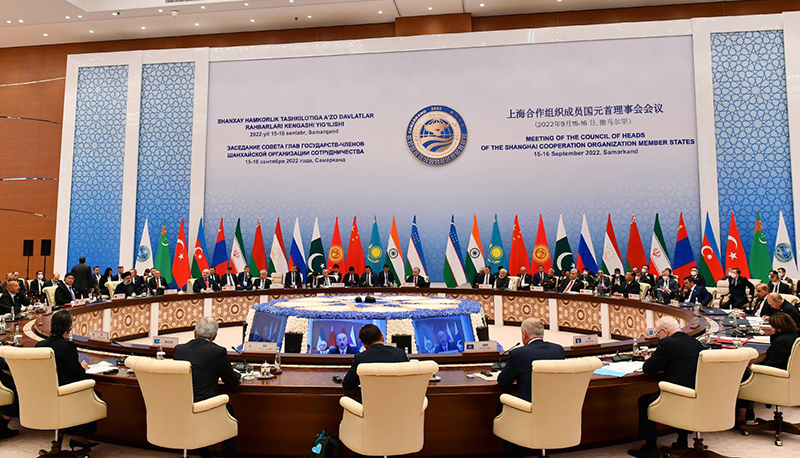 World leaders at the 2022 Shanghai Cooperation Organization Summit