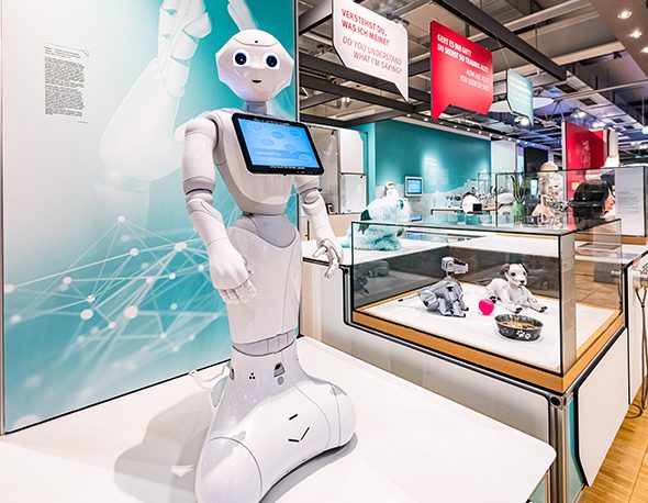 Artificial Intelligence (AI) and Robotics exhibition at the Heinz Nixdorf Museums Forum