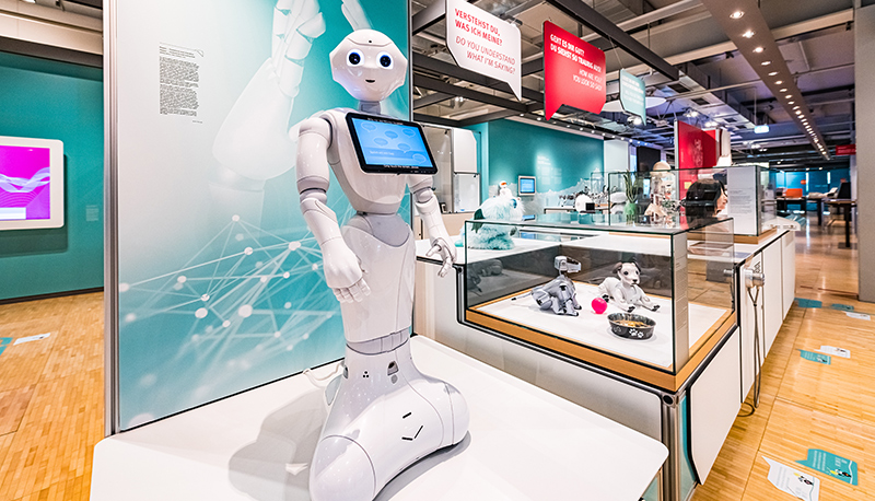 Artificial Intelligence (AI) and Robotics exhibition at the Heinz Nixdorf Museums Forum