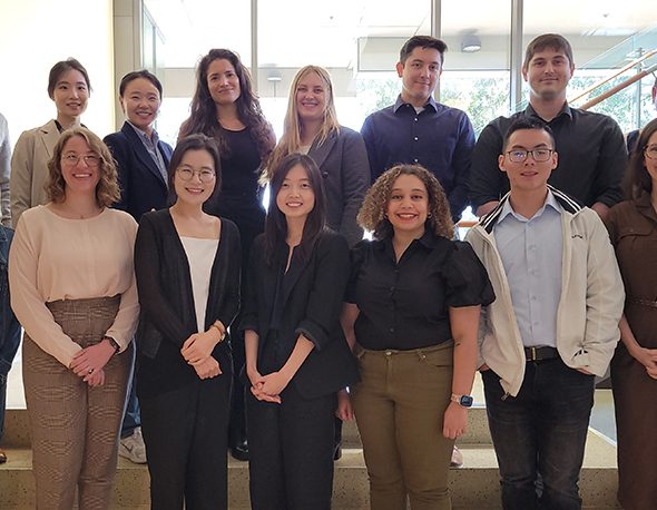 2024-25 IGCC Dissertation Fellows with IGCC staff team members at the Dissertation Fellowship Orientation at UC Los Angeles