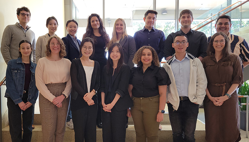 2024-25 IGCC Dissertation Fellows with IGCC staff team members at the Dissertation Fellowship Orientation at UC Los Angeles