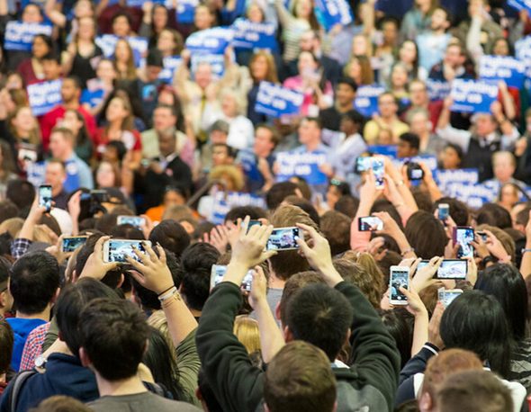 Hillary Clinton campaign rally at Carnegie Mellon University, Pittsburgh, PA. 4/6/2016