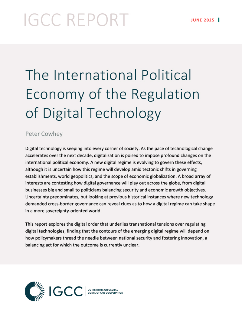 PDF cover page, IGCC Report: 