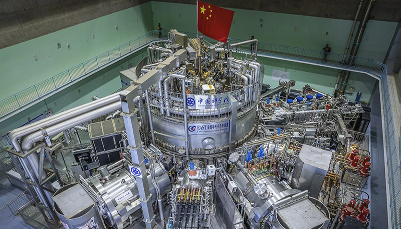 The EAST fusion-research tokamak at the Chinese Academy of Science’s Institute of Plasma Physics (ASIPP) in Hefei, China.