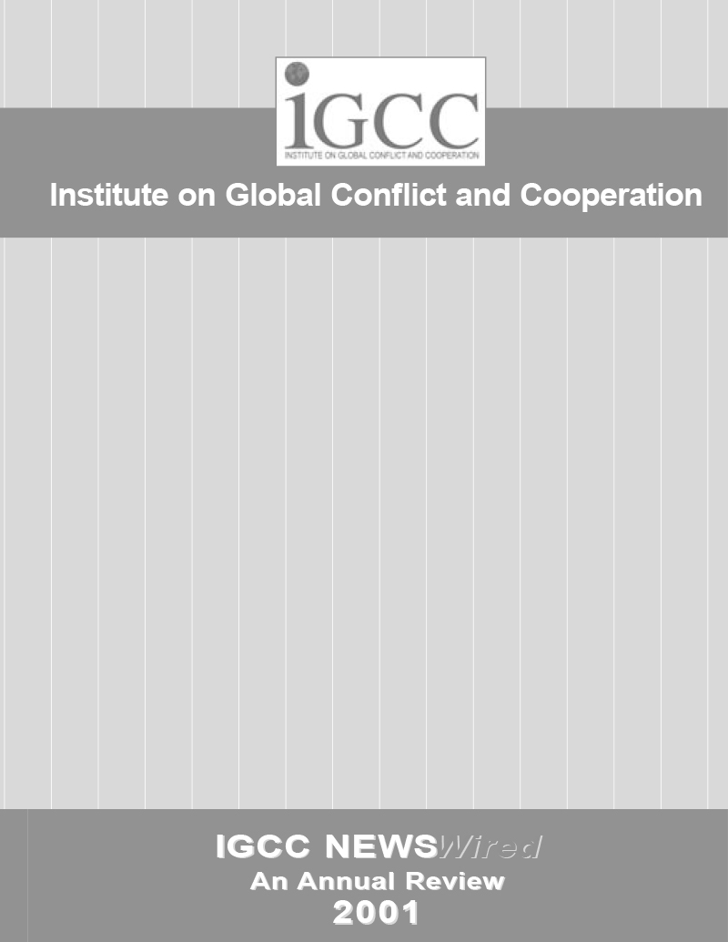 2001 IGCC Annual Report cover page