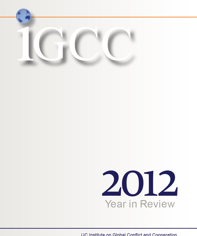 IGCC Annual Report 2012 cover page