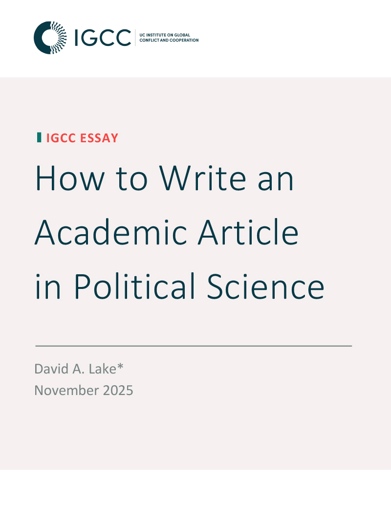 IGCC essay cover page: 