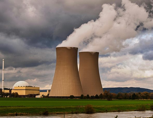A nuclear power plant in Germany