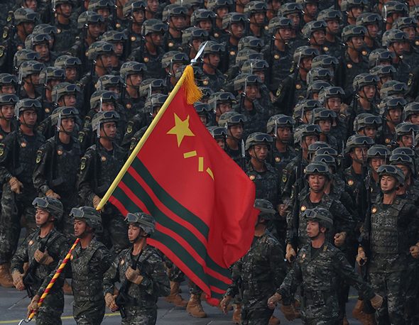 People's Armed Police at the 2025 China Victory Day Parade