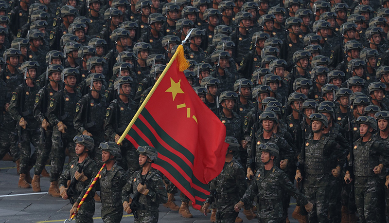 People's Armed Police at the 2025 China Victory Day Parade