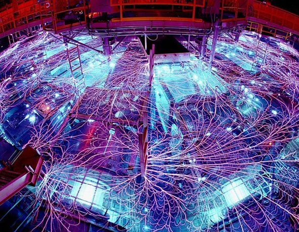 The Z-Machine, part of the pulsed power program at Sandia Labs in New Mexico