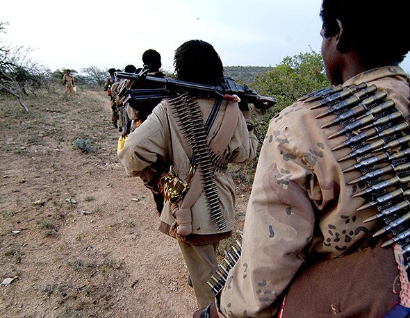 A unit of armed ONLF rebels in Somalia