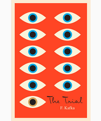 Cover of Franz Kafka's novel, The Trial